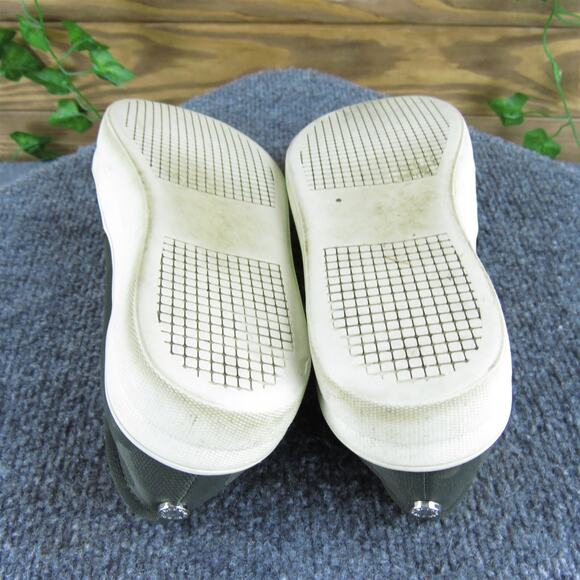 Steve Madden Women's Gills Loafer Green Fabric Sz 8.5 Medium Used 2025 - Picture 5 of 6